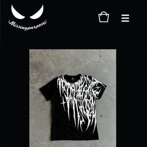 NWOT Missing Purpose Tee Mens Size Large